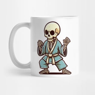 Martial art Skeleton Mug